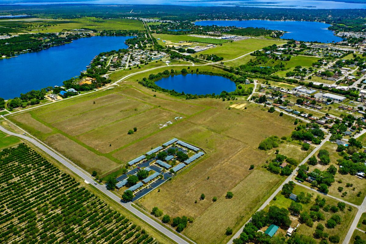 Lake Rachard with Lake June beyond